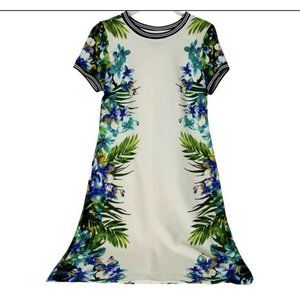 Versona Rainforest Short Sleeves Tight Fit Dress Women's Size 6
